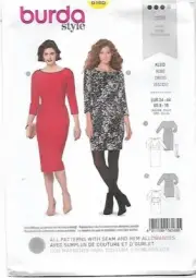B27 BURDA 6165: DRESS SIZE 8-18 SEWING PATTERN