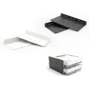 2 Bay Hard Disk Rack DIY 3.5 Inch HDD Bracket Holder Box Cage Case Enclosure