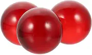 ULTECHNOVO 3pcs Glass Ball Ornaments Decorative Globes for Home Decor Artistic Centerpieces for Live Streaming Elegant Table Accents Unique Glass Sphere Adornments