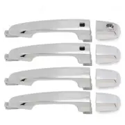 For Mitsubishi L200 Triton 2015 18 Set Chrome 4Door Outer Handle Sensor Model (for: Mitsubishi)