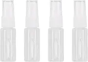 BHSTTNIXP 4Pcs Spray Bottle, Plastic Mini Spray bottle 20ml/0.7oz, Dispense Small Sample Bottles,Clear Empty Fine Mist Plastic Mini Travel Bottle Set for Traveling Make-up Skincare Cleaning