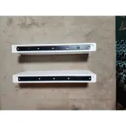 Del Hutson True Float 5.5 in. x 16 in. x 2 in. Wall Shelf W/ Brackets (Set of 2)