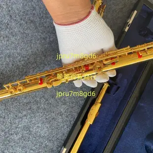 德國鍍24K金長笛17開孔鍍金專業長笛樂器S6演奏考級樂器麗麗！！
