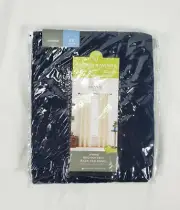 JCPenney Home Jenner Rod-Pocket Back-Tab Panel, Traditional Navy Blue - 40"x45"