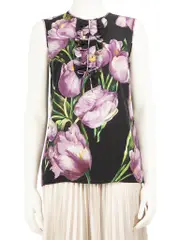 Floral Print Sleeveless Top