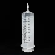 500ML Reusable Big Large Plastic Hydroponics Nutrient Measuring Syringe