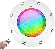 LED Underwater Swimming Pool Lights, RGB Color Changing, IP68 Waterproof 12V Inground Pool Light with Remote Controller, for Pool Rockery Fountain Pond (Size : 18W)