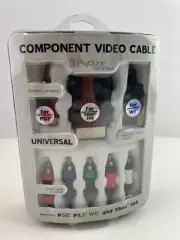 Psyclone Essentials Universal Component Video Cable for PS2/3,Wii, XBOX 8' Cable