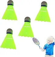 Led Badminton - Showtlecock Glow, Night Game | Luminous Badminton Balls, Stable Flight Shuttle, Durable Outdoor Sports Gear, Backyard Game Supplies, Lighting