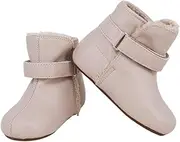 [SKEANIE] UGG Baby & Toddler First/Pre Walker Boots Cream | Gorgeous Soft Genuine Leather Fluffy Lined Boots - Perfect to Keep Little Feet Warm | Podiatry Approved