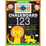 CHALKBOARD 123 ― LEARN YOUR NUMBERS WITH REUSABLE CHALKBOARD PAGES!(精裝)/WALTER FOSTER CHALK IT UP! 【禮筑外文書店】