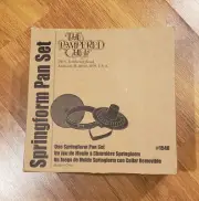 The Pampered Chef Springform Pan Set – #1540 4 Piece Set w/ Heart New Sealed