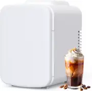 4L/6 Can Portable Mini Fridge Warmer & Cooler Compact Refrigerators 100% Freon-F