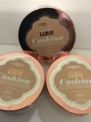 Lot of 3 L'Oreal True Match Lumi Buildable Cushion Foundation Classic Buff N3.5
