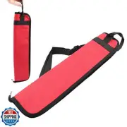 Piutouyar Red Portable Drum Stick Bag, Small Drumstick Holder Bag Percussion