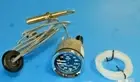 New Smiths Dual Water Oil Gauge MGA MGB Bugeye MG Midget BHA4737 W Oil Tube Kit