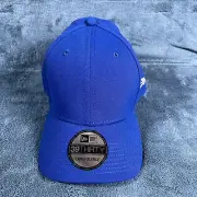 New Era 39Thirty Blank Blue Stretch Fitted Hat Cap Size L/XL New