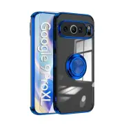 For Google Pixel 9 Pro XL 8 7A Case with Magnetic Ring Stand + Screen Protector