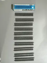 Marklin HO 2206 K Track Straight 10 Pieces Straight