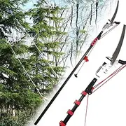 Telescopic Tree Pruners, Professional Telescopic Pole Saws Height Extendable Pruning Saw Gardening Branch Saw Loppers Cutter, Extendable Tree Pruner for Trimming Branches and Leaves 3m/9.8ft