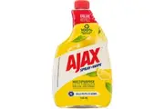 2 x Ajax Spray n' Wipe Multi-Purpose Cleaner Refill, Value Pack 750mL, Lemon Citrus, Antibacterial Disinfectant, Household Grade