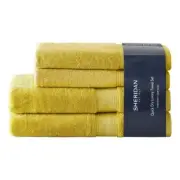 Sheridan Quick Dry Luxury Towel Set • 4 Piece Set • Chartreuse • Brand New