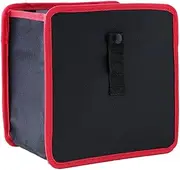 BWPEXZ Folding Car Trash Can Large Capacity Container Universal Hanging Garbage Bin(Red)