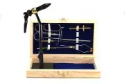 Standard Fly Tying Tool Kit With Vise, Tools, and Pedestal Base -- Plus DVD inst