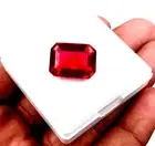 10 Ct Impressive Natural Red Ruby Emerald Cut EGL Certified Burma Gemstone