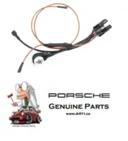 PORSCHE 911 HAZARD LIGHT SWITCH HARNESS OER 91161201430 911 612 014 30 (for: Porsche)