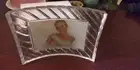 Vintage CRISTAL D'ARQUES Crystal Curved 2 Sided Wedding Frame France