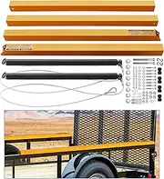 2 Sided Lift Assist System 40101042GS Compatible with Tailgate Utility Trailer Gate and Ramp,fit for open utility trailers with 12 to 24 inch heights side rail and 4 to 6 feet height tailgate or ramp.