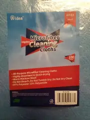 AIDEA Microfiber Cleaning Cloths-100PK Softer and More Absorbent Lint-Free Wa...