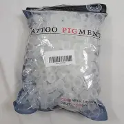 Tattoo Ink Caps Medium - 500PCS White Plastic Disposable Microblading Makeup