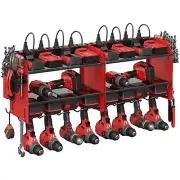 CCCEI Set Power Tool Organizer Wall Mount with Charging Station. Garage 8 Dri...
