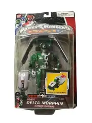 RARE BAN-DAI Power Rangers SPD Green Delta Morphin Ranger Action Figure 2004