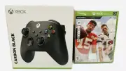 Xbox Series X/S Controller - Carbon Black + Madden 22 Series X Edition Bundle