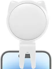 USB Rechargeable Phone Light, Phone Fill Light, Battery Powered Selfie Ring Light, 3 Modes Phone Light, Portable Selfie Lighting USB Rechargeable Battery Powered Ring Light for Tablets