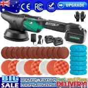 BATOCA Cordless Car Polisher Buffer Orbital Machine 12V Polishing Kit 150mm Pads