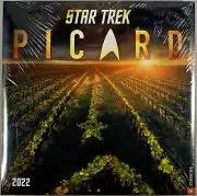 Star Trek Picard ● Collectible 2022 Wall Calendar ● [Sealed] ● 12" x 24" Opened