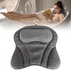Luxury Bath Pillow Non Slip Bathtub Cushion Spa Headrest Neck Shoulder Support