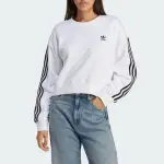 ADIDAS SWEATSHIRT IB7398 女 長袖上衣 運動 經典 休閒 復古 短版 時尚 穿搭 白黑