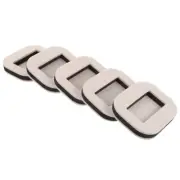 5 Pcs Pulley Holder Felt Furniture Sliders Chair Anti Scratch Pads