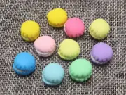 10 Mixed Pastel Color Flatback Resin Macarons Cookie Cabochon Scrapbooking Craft