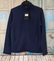 Stormtech Mens Large Navy Blue Full Zip Long Sleeve Outdoor EQX 1 Andorra Jacket