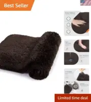 Non-Slip Microfiber Bath Mat 24 x 48 - Machine Washable & Ultra Absorbent