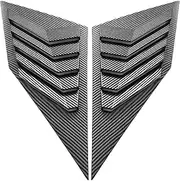 Quarter Side Window Louver Compatible for CHANGAN UNI-T Scoop Cover Vent Carbon Surface Unit Spoiler 2020-2023 Decorative Accessories(Carbon Paint)