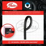 Drive Belt fits MITSUBISHI LANCER Mk4 1.8D 88 to 92 4D65 V Belt Gates MB351275