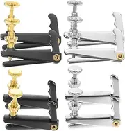 JEWEDECO 8pcs Metal Violin Key Tuners Violin Tuning Tool for Beginners Professionals Essential Accessories for Tuning Lightweight Easy to Use present for Violinists