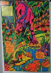 Hulk "Ronnk!" #4020 THIRD EYE BLACK LIGHT POSTER Marvel 20 x 30